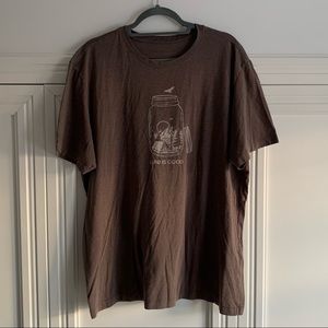 🌿 Life is Good Mason Jar T-Shirt “Cool Tee” (Men’s XL)